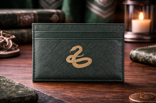 Emerald Serpent Card Holder