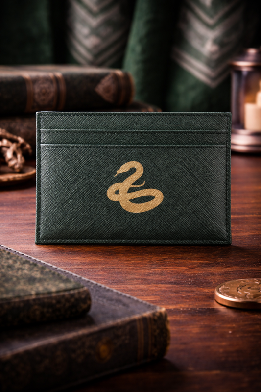 Emerald Serpent Card Holder